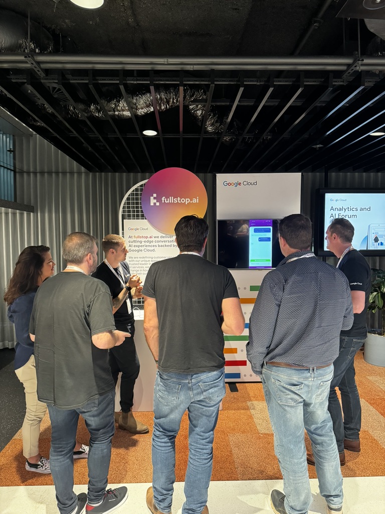 Collaboration at Google Cloud booth